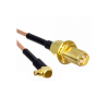 RP SMA Female Bulkhead St. Connector With RG178 Cable (L–3Mtr) + MMCX Male Right Angle Connector - ET-SFRS-BH-3L3-MMMRA - Eteily Technologies India Pvt. Ltd.