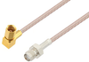 SMA Female to SSMC Plug Right Angle Cable 36 Inch Length Using RG316 Coax - PE3C4410-36 - Pasternack