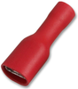 Female Push On Terminals Red 12A 6.3Mm Rohs Compliant Pro Power - 78AH2263 - Newark, An Avnet Company