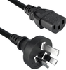 AS 3112 to IEC 60320 C13, 3 x 1, H05VV-F, 70C, 1800 mm -- 374009-01 - Image