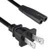 NEMA 1-15P Polarized to IEC 60320 C7, 18AWG / 2C, SPT-2, 105C, 39 inches -- 223052-01 - Image
