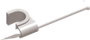 1/8 Nail Clip, HDPE, Black -- APNC125P