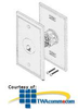 Express Cables 4 Conductor Wall Phone Jack - C714N - TelephoneStuff.com