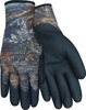 Red Steer Mossy Oak MO-22 Black Medium Nylon Full Fingered Work & General Purpose Gloves - Nitrile Palm Only Coating - 046065-32202 - 046065-32202 - R. S. Hughes Company, Inc.