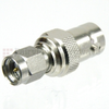 SMA Male (Plug) to BNC Female (Jack) Adapter, Nickel Plated Brass Body, High Temp, 1.2 VSWR - SM4723 - Fairview Microwave Inc.