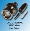 BNC Male Hex Crimp - CVD 0112-BNC - Visual Sound, Inc.