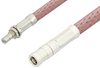 SMB Plug to SMB Jack Bulkhead Cable 72 Inch Length Using RG142 Coax, RoHS - PE34495LF-72 - Pasternack