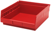Economy 4 Shelf Bin, Red; Bin Colour Quantum Storage - 44AC6799 - Newark, An Avnet Company