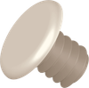 3/16 Standard Thin Screw, Nylon, Natural - APST187 - ARKPLAS