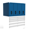 R2V vertical drawer cabinets - RL-5HHG30006N - Rousseau Metal Inc.