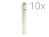 Optical Post Pack, 3 in. Height, 0.5 in. Diameter, 8-32, 1/4-20, Qty 10 - SP-3-PK - Newport MKS