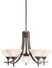 1676OZW Mid. Chandeliers-Glass Up - 365739 - Capital Lighting, Inc.