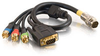 1.5ft RapidRun&reg; DB9 + RCA Component Video Flying Lead -- 2212-42157-002 - Image