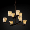 ALR-8828-20-DBRZ Mid. Chandeliers-Glass Up - 671134 - Capital Lighting, Inc.