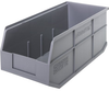 Quantum Stackable Shelf Bins - 55430 - U.S. Plastic Corporation