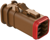 Automotive Housing, Plug, 6Pos, Brown; Product Range Amphenol Sine/tuchel - 78AC6022 - Newark, An Avnet Company