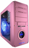 Apevia X-Dreamer 3 Metal Case w/ Side Window - Pink - 110115 - Xoxide