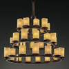 CNDL-8712-14-AMBR-DBRZ Large Chandeliers-Pillar Candle - 671282 - Capital Lighting, Inc.