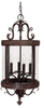 3323TS Foyer/Hall Lanterns-Glass w/Frame - 732439 - Capital Lighting, Inc.