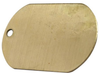 Cable Id Marker Tag, Embossing, Brass, 30Mm X 52Mm, Pk25; Marker Type Panduit - 95F5441 - Newark, An Avnet Company