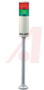 LIGHT TOWER,2-LIGHT,24V AC/DC,RED,GREEN,POLE MOUNT - 70038827 - Allied Electronics, Inc.