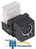 Hubbell Super S-Video Snap-Fit Module with 110 Punch Down - SFSV110 - TelephoneStuff.com