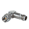 RF Adapter Right Angle 2.4mm Female to 2.92mm Male DC - 40GHz 50Ω - KMR-24F+ - Mini-Circuits