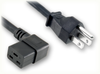 JIS 8303 JAPAN to IEC-60320-C19 RIGHT ANGLE HOME // Power Cords // International Power Cords // Japan/Taiwan Power Cords - 2036.144 - Quail Electronics