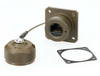 Ruggedized Flange Mount, Zinc-Nickel finish with Dust Cap -- T5C00010