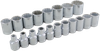 19 Pieces 12 Point Standard Metric Socket Set - 29119 - Gray Tools Canada Inc.