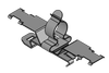 EMC Shield Clamps for TS35 Rails, Pluggable- with or without Integrated Strain Relief - 36870.150 - icotek Corp