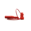 XB Wire Clamp to Stacking Shrouded Banana Plug, 22 AWG PVC Test Lead - 236XB - E-Z-HOOK, a division of Tektest, Inc.