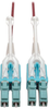 10 Gb Duplex Multimode 50/125 OM4 LSZH Fiber Patch Cable (LC/LC), Push/Pull Tabs, Magenta, 9 m (29.5 ft.) -- N821-09M-MG-T - Image