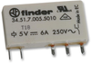 General Purpose Relay, 34 Series, Spdt, 5 Vdc, 6 A Rohs Compliant Finder - 26M7138 - Newark, An Avnet Company