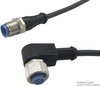 Sensor Cable, Amp, M12 Sensor Straight 4 Position Plug Rohs Compliant Te Connectivity - 49Y4535 - Newark, An Avnet Company