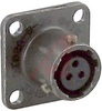 connector,metal circ,class a,box mount recept,size 8,3 #20 gold plt socket cont - 70143374 - Allied Electronics, Inc.