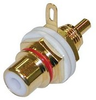 RCA panel mount jack, high quality, 3/8