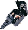 NON-EARTH SCHUKO TO UK CONVERTER PLUG - SCP - PowerConnections