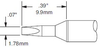 Metcal Smartheat Soldering Cartridge SSC-672A - Chisel Tip - 0.39 in Tip Length - 0.07 in Tip Width - SSC-672A - R. S. Hughes Company, Inc.