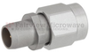 Slide-On BMA Plug to SMA Male (Plug) Adapter, Passivated Stainless Steel Body, 1.15 VSWR -- FMAD1106 - Image