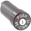 Circuit Breaker;Therm/Mag;Push;Cur-Rtg 1A;Panel;1 Pole;Vol-Rtg 250/50VAC/VDC - 70098117 - Allied Electronics, Inc.