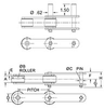 Part # 17175, 53R CHAIN - D5 ATTACHMENT - Image