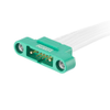 8+2 Pos. Male 28 AWG+18 AWG Cable Assembly, single-end, Screw-Lok -- G125-MC208M1-1D1D-XXXXL