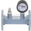 WR-137 Waveguide Pressurizing Section 4.25 Inch Length with UG-344/U Round Cover Flange from 5.85 GHz to 8.2 GHz -- FMWSP1011 - Image