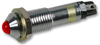 Panel Mount Indicator, Led, 7.2Mm, Red, 12V; Led Color Dialight - 30K5073 - Newark, An Avnet Company