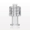 Double Dead-Ender Cap, Non-Vented, Clear - 13815 - Qosina Corp.