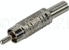 RCA Solder Type Phono Plug for RG59/U Cable With Spring Strain Relief - P-VSOLDER - Visual Sound, Inc.