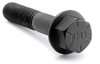 1/2-13 x 1Gr. 8 Frame Bolt, Non-Indented Head, Non-Serrated, Black Phosphate -- BN8FLT04001013P - Image