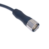 MCV, M23, Cordset, 12 Pole, Male Straight, 2M, 4A, PUR, Black - MCVP-12MP-2M - Mencom Corporation