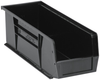 Ultra Stack & Hang Bin, Black, 50Lb; Bin Colour Quantum Storage - 44AC7113 - Newark, An Avnet Company